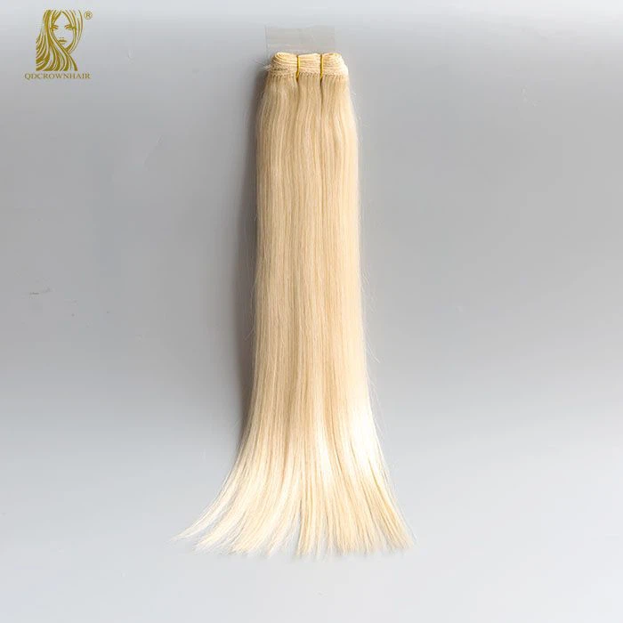 Наращивание волос цельный блонд