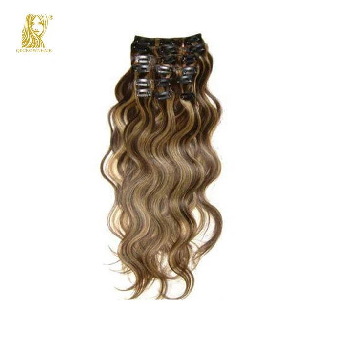 Клип в индийском наращивании волос