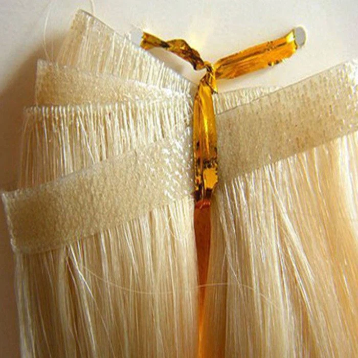 Наращивание человеческих волос PU Skin Weft